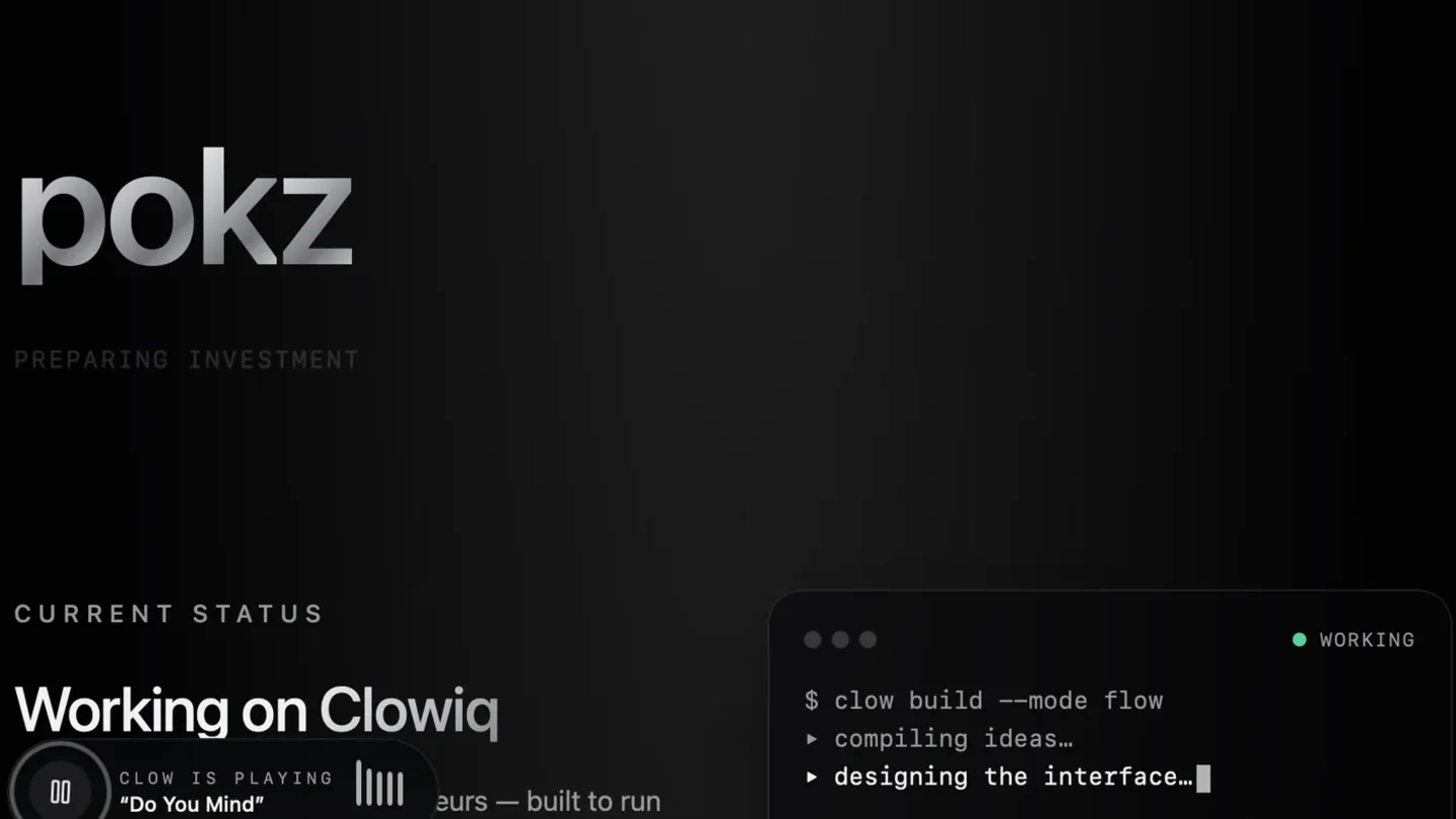 Preview do website pokz.info